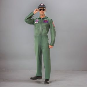 🎃•NWT Men Top Gun Adult Costume Size XL